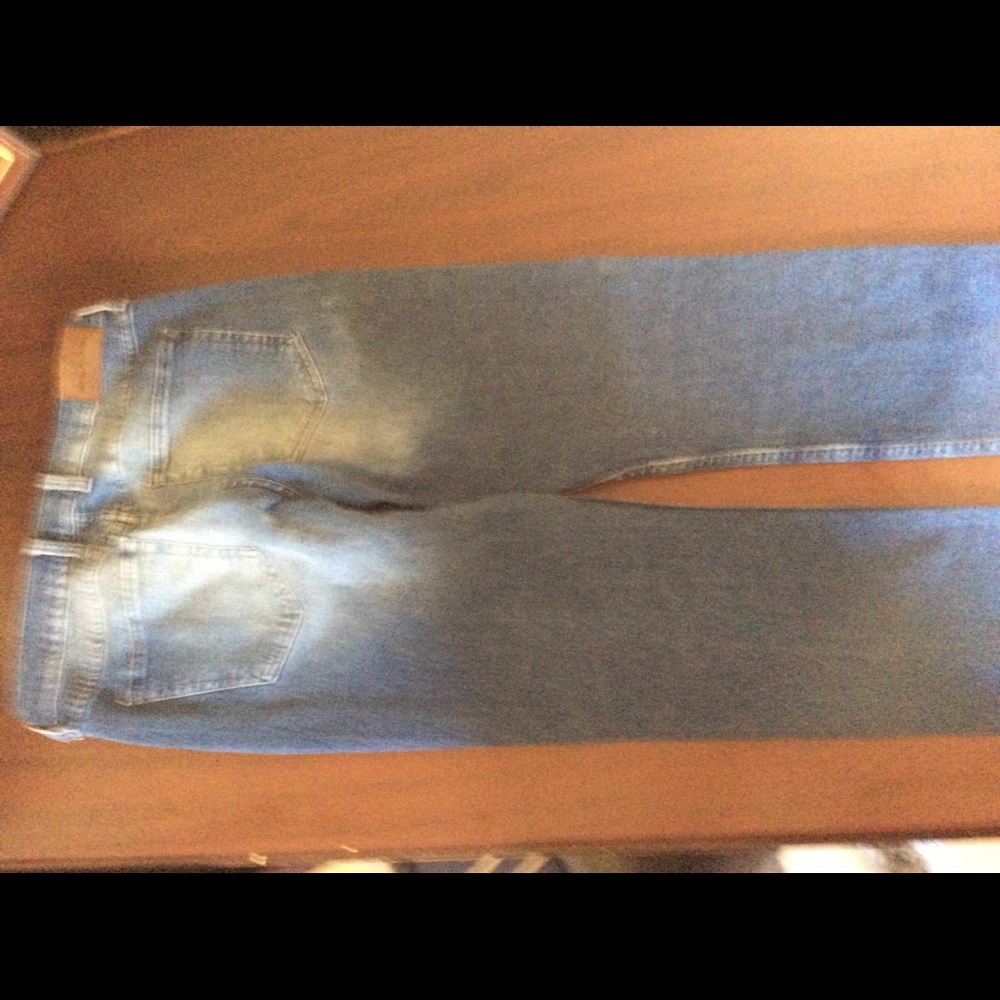 Michael Kors skinny acid washed jeans
